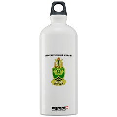 usasma - M01 - 03 - DUI - Sergeants Major Academy with Text - Sigg Water Bottle 1.0L - Click Image to Close