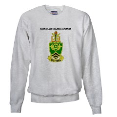 usasma - A01 - 03 - DUI - Sergeants Major Academy with Text - Sweatshirt - Click Image to Close