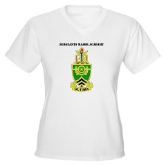 usasma - A01 - 04 - DUI - Sergeants Major Academy with Text - Women's V-Neck T-Shirt