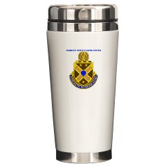 usawocc - M01 - 03 - DUI - Warrant Officer Career Center with text - Ceramic Travel Mug