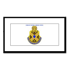 usawocc - M01 - 02 - DUI - Warrant Officer Career Center with text - Small Framed Print